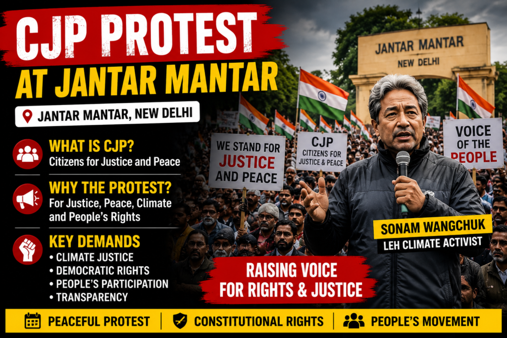 CJP PROTEST AT JANTAR MANTAR 2026