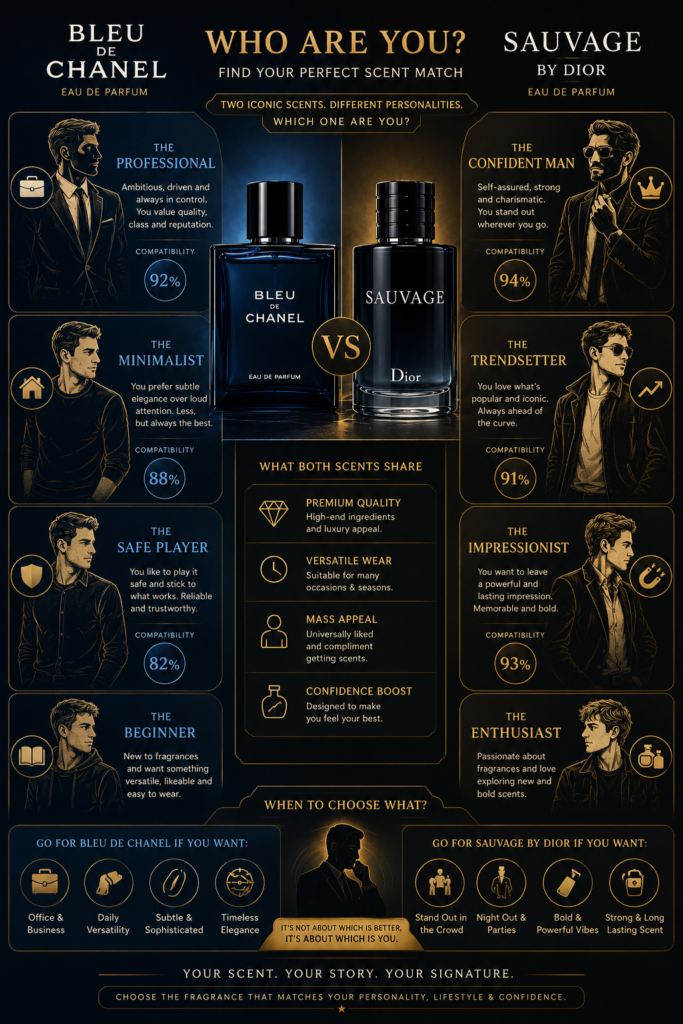 Bleu de Chanel vs Sauvage