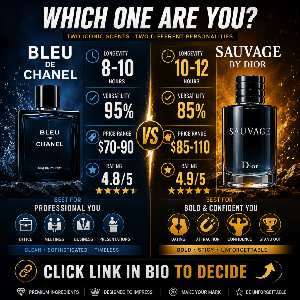 Bleu de Chanel vs Sauvage
